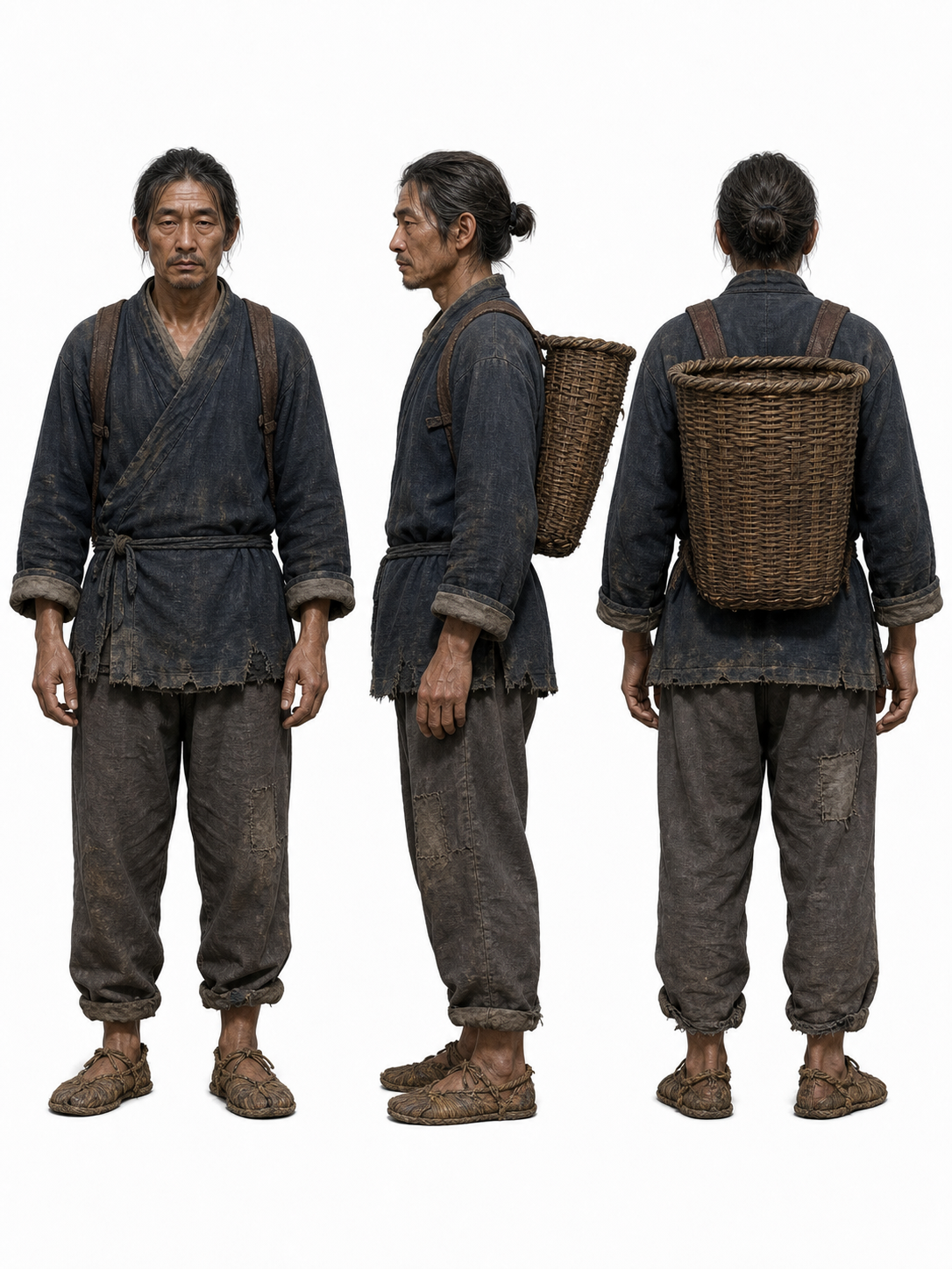 A002 赶路人标准三视图